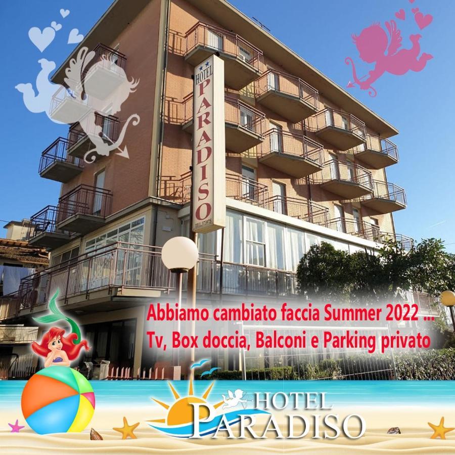 Hotel Paradiso Rimini Bagian luar foto